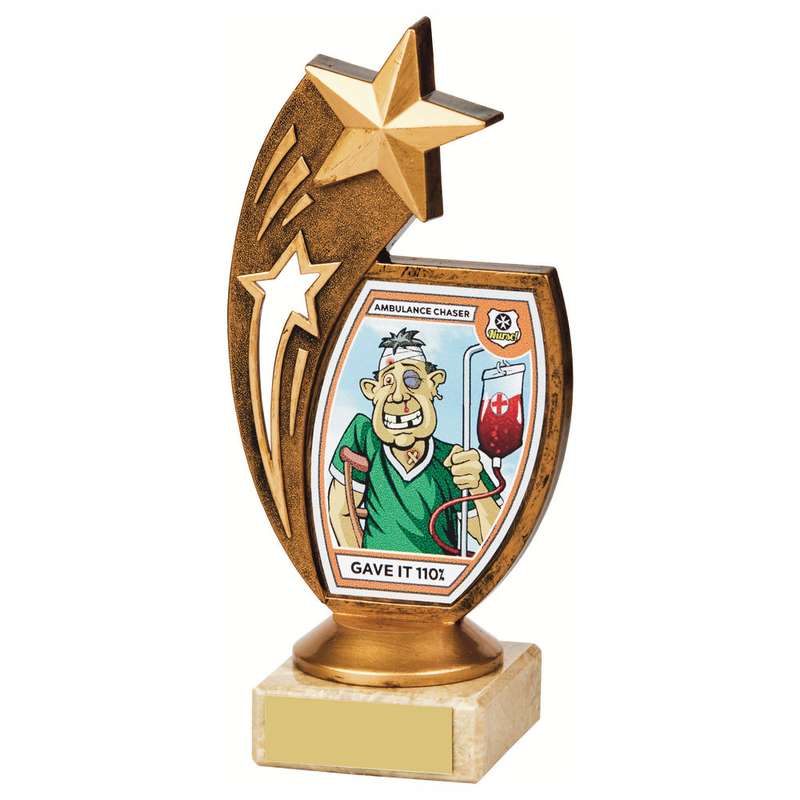 “Gave It 110%” Fun Award 170mm – Ant Gold