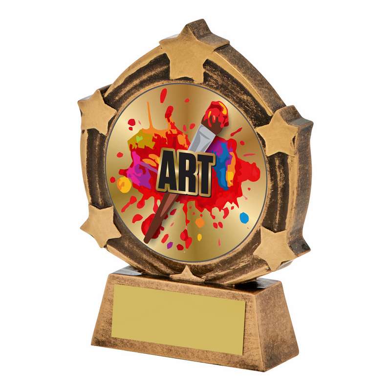 Resin “Art” Award 100mm – Ant Gold
