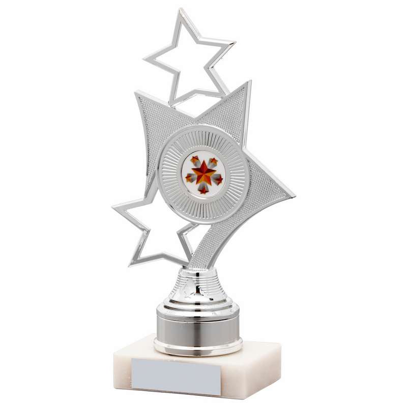 Silver Stars Trophy 200mm – Silver