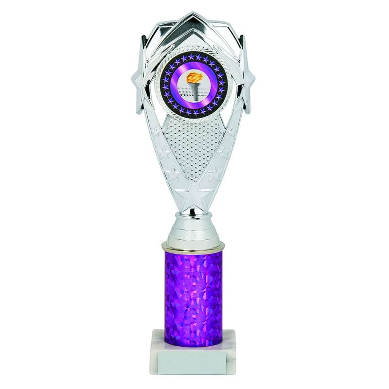 Silver/Purple Tube Award 265mm – Silver/Purple