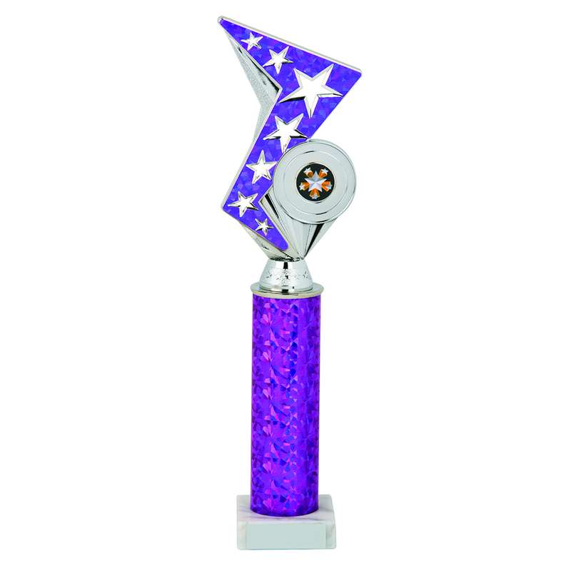 Purple Zig Zag Holder Award 345mm – Purple