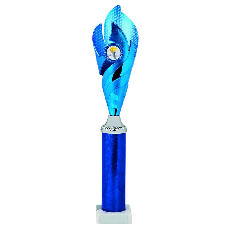 Blue Sculpture Trophy 390mm – Blue