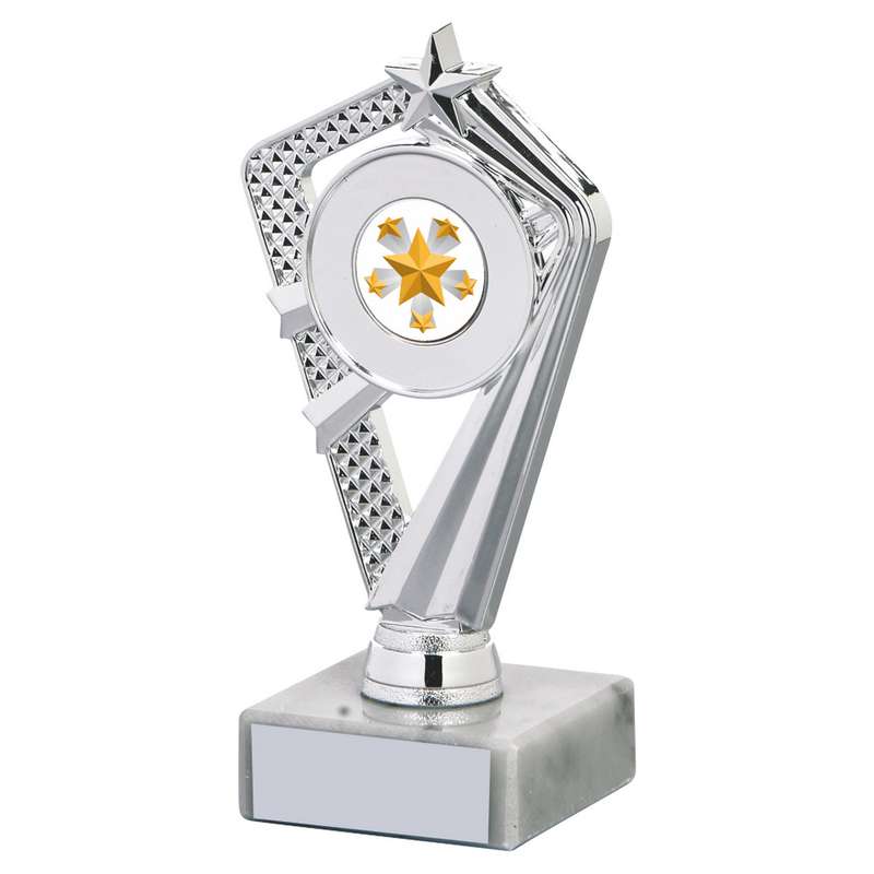 Silver Holder/Blue Tube Award 260mm – Silver/Blue