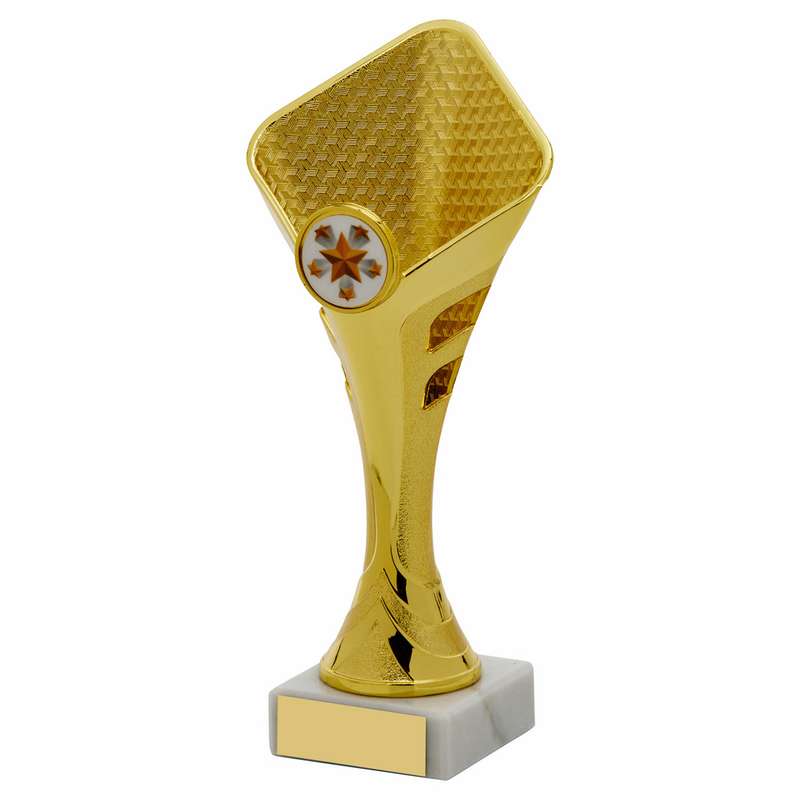 Gold and Black Sculpture Trophy 230mm – Gold/Black