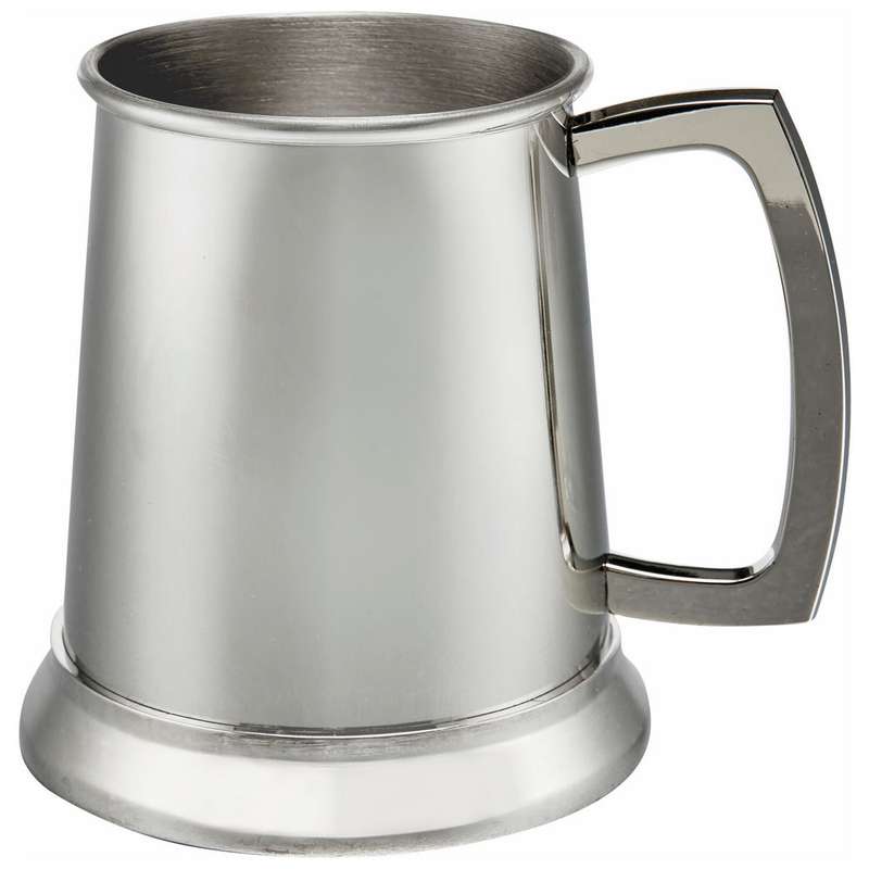 1/2 Pint Stainless Steel Tankard 95mm – Silver