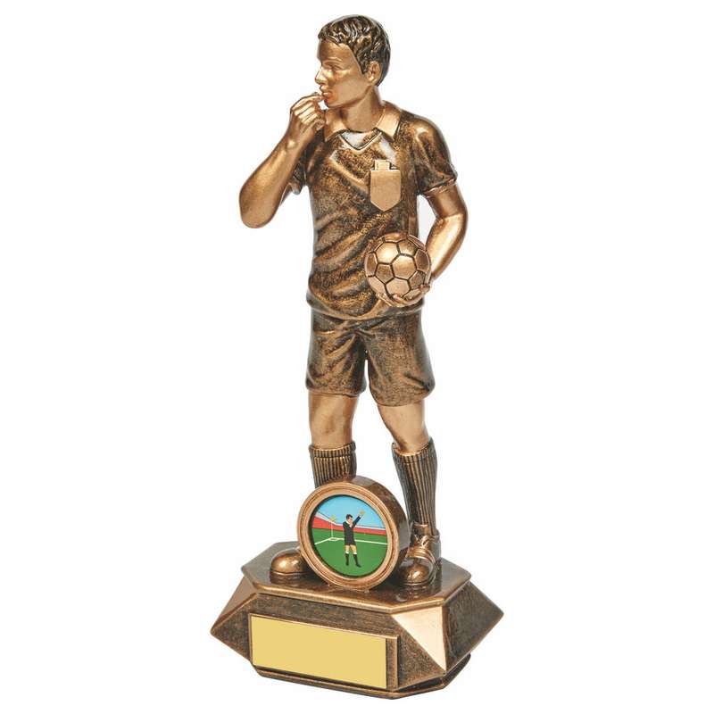 Antique Gold Referee Resin Trophy 200mm – Ant Gold
