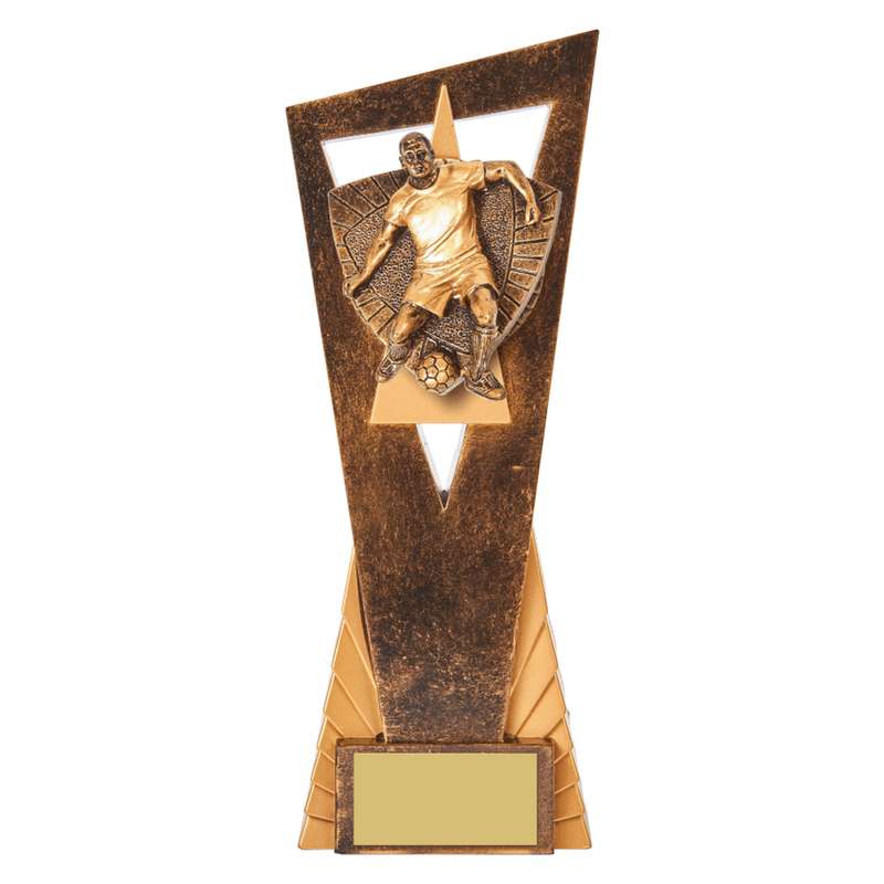 Antique Gold Edge Male Football Award 230mm – Ant Gold