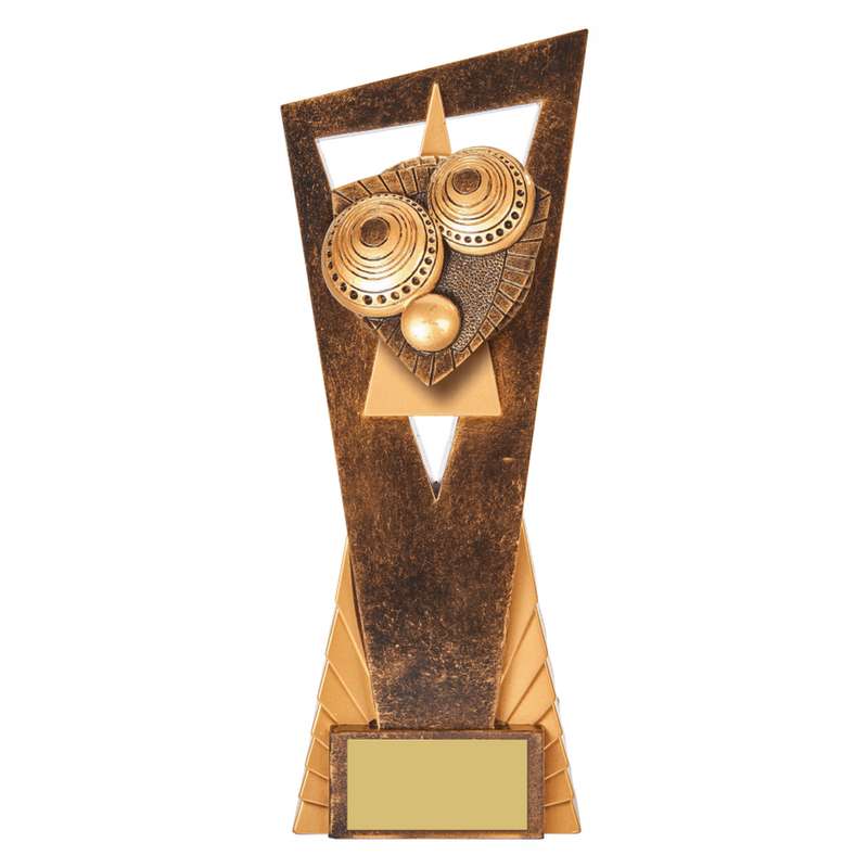 Antique Gold Edge Lawn Bowls Award 230mm – Ant Gold