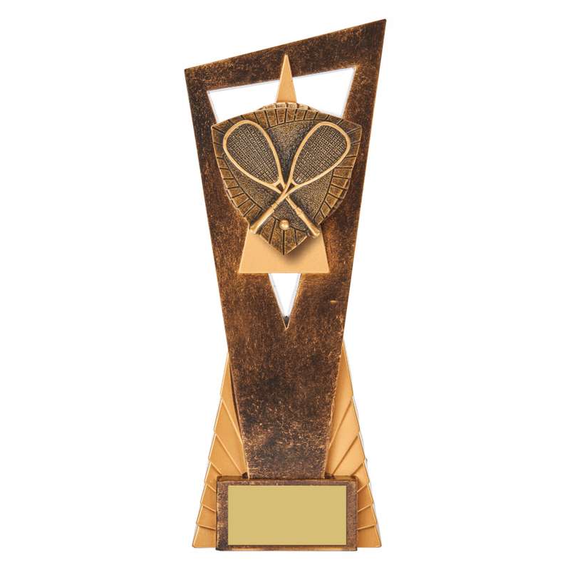 Antique Gold Edge Squash Award 230mm – Ant Gold