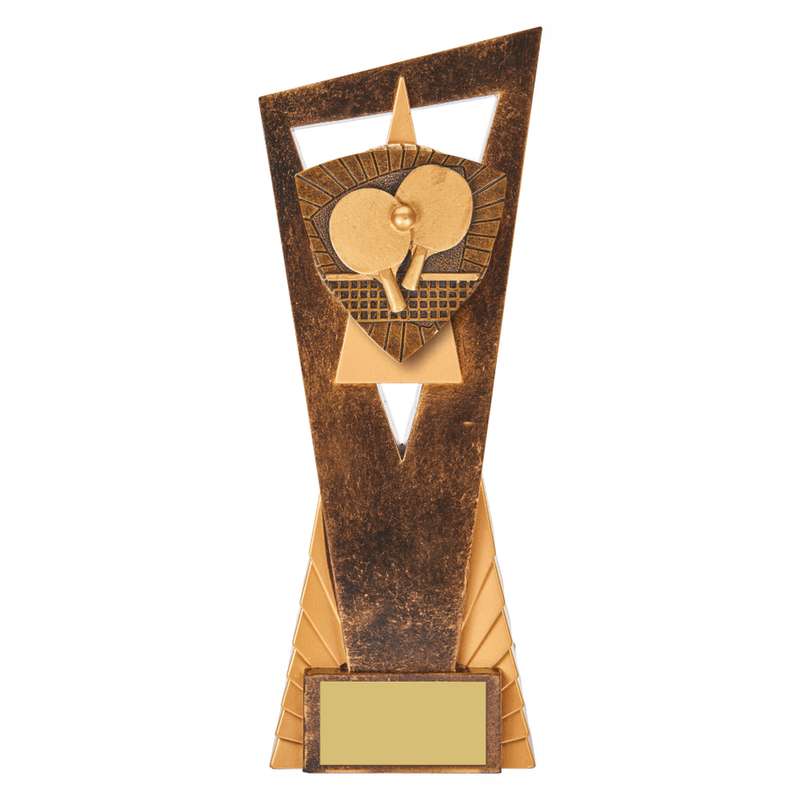 Antique Gold Edge Table Tennis Award 230mm – Ant Gold