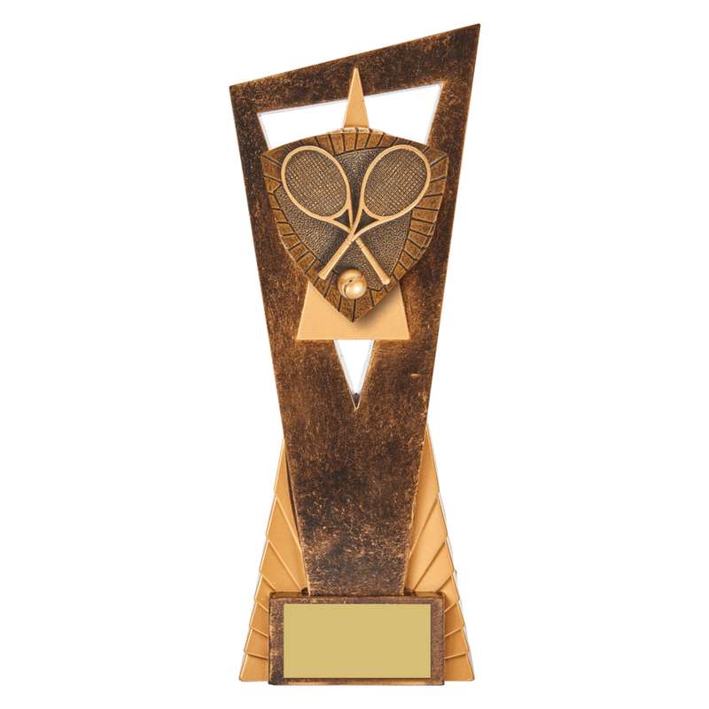 Antique Gold Edge Tennis Award 230mm – Ant Gold
