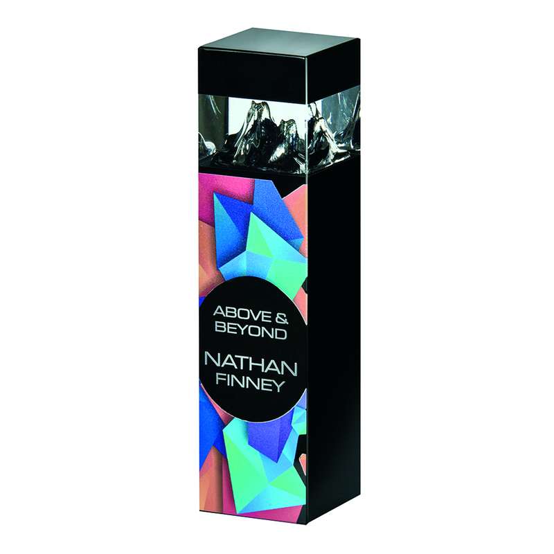 Black Crystal Tower “Mountain” – S Award 150mm – Black