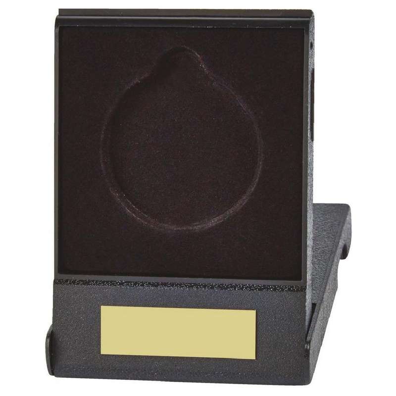 Economy Black Medal Box to fit 60mm Medal (plate not included) – Black